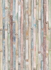 Komar Fototapete Vintage Wood 184 x 254 cm Shabby Chic Vintage Holz Tapete Retro