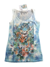 Damen Top Shirt Oberteil bunt