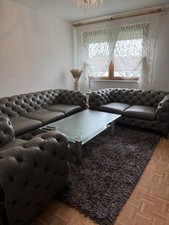 Echtes leder coutch garnitur - echtes,