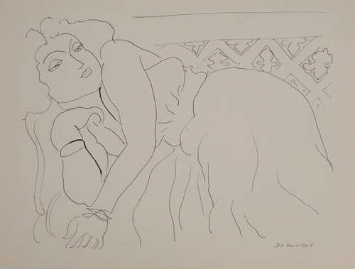 Henri matisse liegende frau - henri,