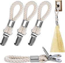 Aufhänger Für Handtücher,4 Stück Handtuch Clips Zum Aufhängen,Handtuchclips Mit 