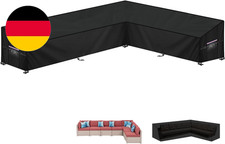 Lounge Abdeckung L-Form Loungemöbel Abdeckung Wasserdicht Abdeckplane Gartenmöbe