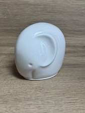 Arzberg Porzellan Elefant – Schmuckdose / Ringdose – weiß selten Retro Sammler 