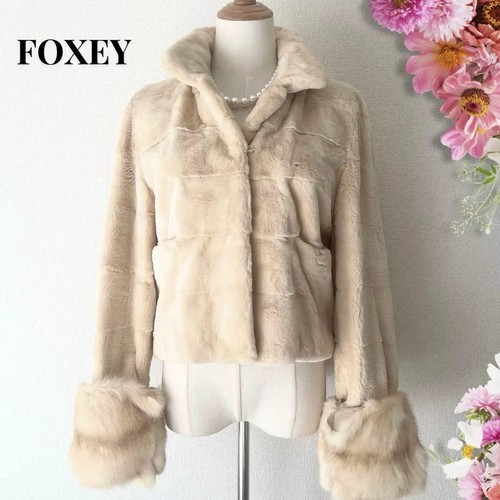 Foxey nerz pelz kurzmantel - nerz,