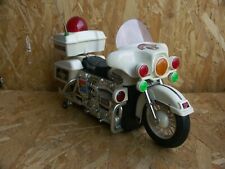 Vintage 1984 Son Ai Toy SA-170 Police Bike Motorrad Licht Sirene Antrieb funkt