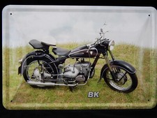 Blechschild Simson BK Motorrad Moped DDR 20 x 30