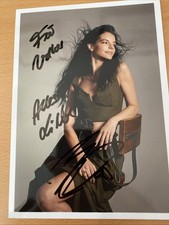Yvonne Catterfeld Foto (13x18) sexy  Original Signiert Autogramm