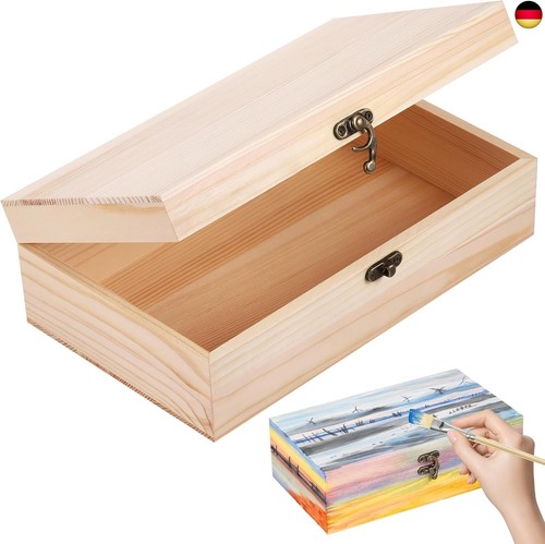 Holzkiste mit deckel - holzkiste,