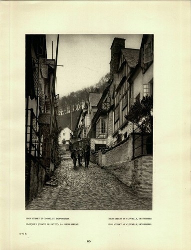 Kupfertiefdruck high street - high,