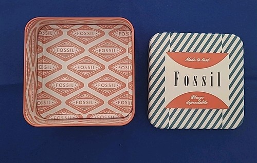 Fossil blechdose schmuck - -,