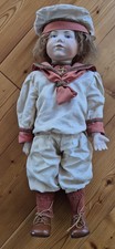 Porzellanpuppe 42 cm handarbeit handgefertigt