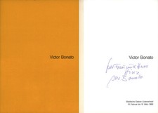 Bonato, Victor Bonato. [Signiertes Widmungsexemplar].