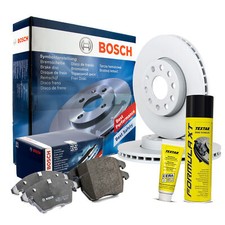 BOSCH Bremsensatz + Ceratec + Bremsenreiniger HONDA Accord VII  Ø300mm VORN