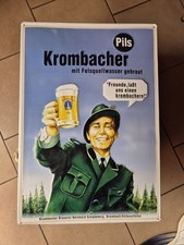 Krombacher Blechschild