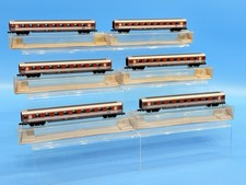 FLEISCHMANN 'N' 8183 SCHWADER MIT 6 PERSONENWAGEN 1. KLASSE VERPACKT!