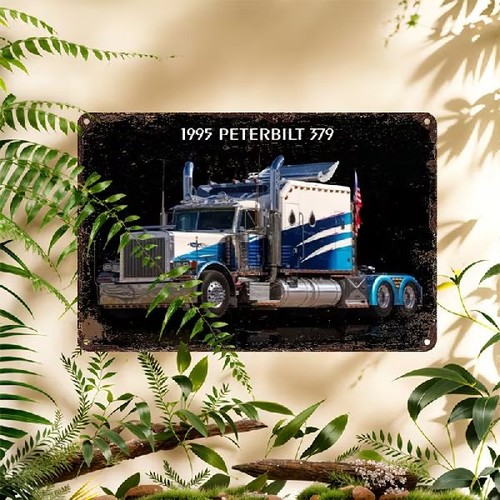 Blechschild peterbilt 379 - blechschild,