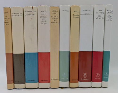 Manesse verlag konvolut 10 - manesse, verlag,