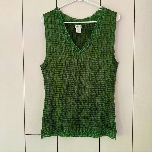 Vtg 90s plisse crinkled - vtg,
