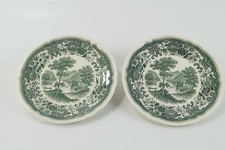 2 x Villeroy & Boch Burgenland grün Kuchenteller Teller Durchmesser 19cm Dessert