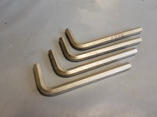 4 Stück Hazet 2100-08 Winkelschraubendreher Inbusschlüssel 8mm ex Bundeswehr