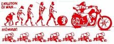 255 HELLS ANGELS Support 81 Sticker Aufkleber "Evolution of Man" groß