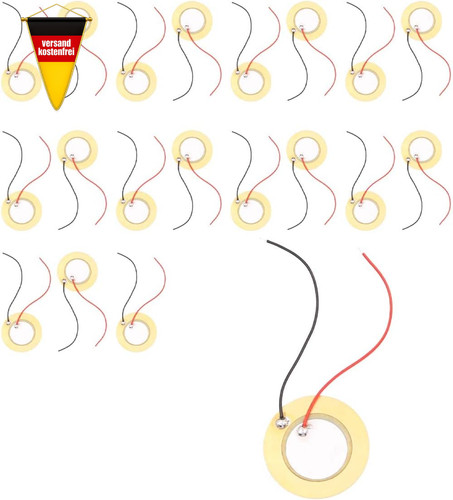 Stück piezo disc sensoren - 20,