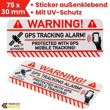 Aufkleber GPS Tracking Alarm