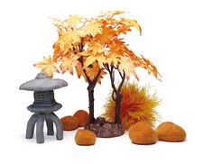 biOrb Aquarium Dekoration Decor Set 30L Herbst 26 x 31 x 18 cm
