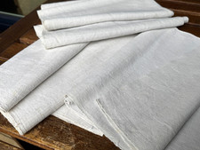 Konvolut handgewebtes ,mittelfeines /mittelgrobes Leinen 370 cm um 1900