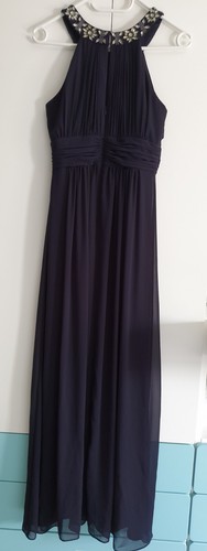 Langes blaues abendkleid - blaues,