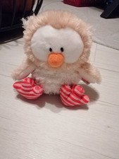 Nici Eule Hell Beige Mit Drehkopf 25 Cm Neuwertig