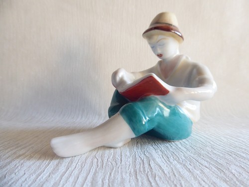 Porzellan figur lesender - , "lesender