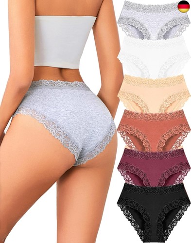 6er pack unterhosen damen - 6er,
