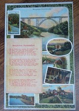alte AK Bergisches Heimatlied MB Müngstener Brücke Schloss Burg Altenberger Dom