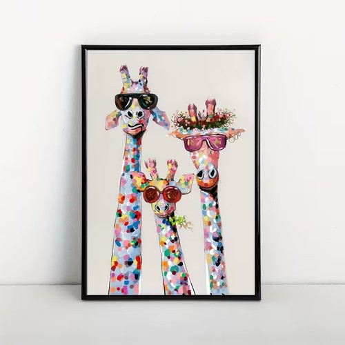 Leinwanddruck giraffe - leinwanddruck,