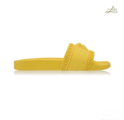 Versace medusa slides gelb - versace,