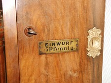 5 Pfennig Schild für Polyphon
