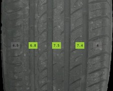 215/55 R17 Sommerreifen Radar Dimax R8 6mm DOT 4523 - 4 REIFEN