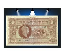 500 Francs TRESOR 1945