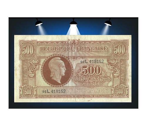 500 francs tresor - tresor, 1945