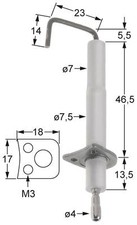 Rational Zündelektrode für