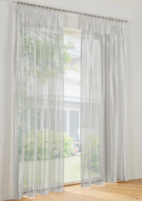 519300-4* heine home Dekostore silber Universalband Vorhang NEU Gr. 245 x 135 cm