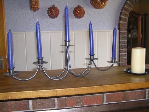 Kerzenständer aus eisen mit - 2,