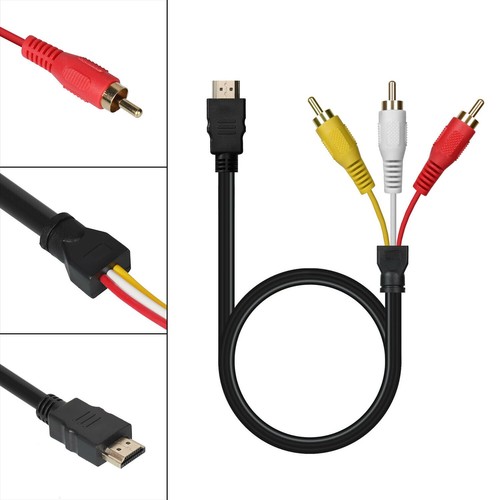 Hdmi auf rca - 3-rca, video