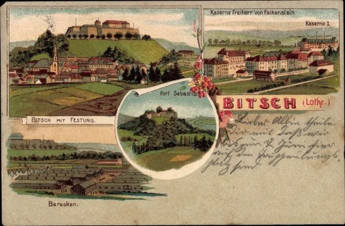 Litho bitche bitsch lothringen - bitche,