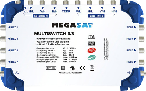 Megasat multischalter 8 - megasat,