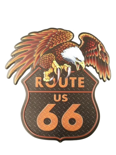 Blechschild route eagle usa - route,