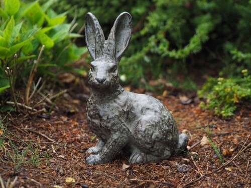 Bronzefigur hase - bronzefigur,