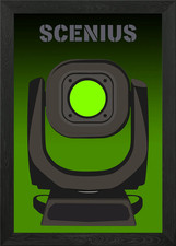Clay paky scenius - scenius, gerahmtes