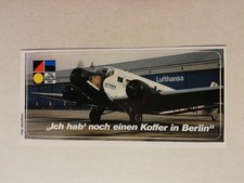 Aufkleber - Lufthansa  JU -